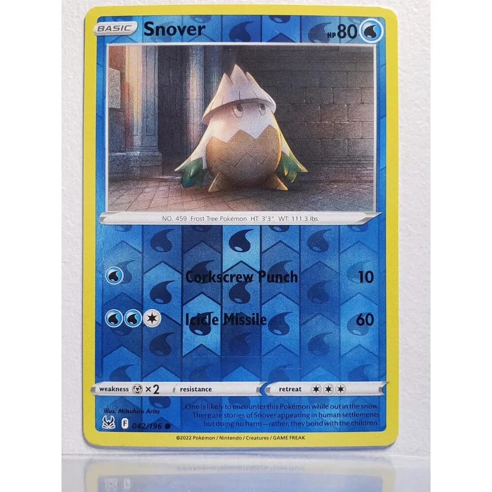 Sword and Shield Lost Origin Reverse Holo 042 Snover